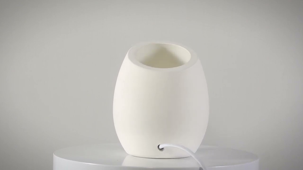 Edit Ascend Plaster Uplighter Floor Lamp - White