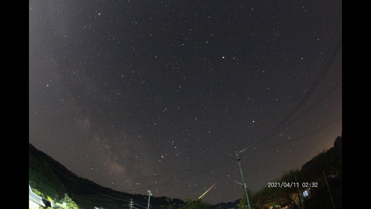 21 04 10～11の星空 - YouTube