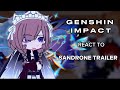 Genshin Impact react to Sandrone trailer ||Alain Guillotin ||Marionette ||Gacha Club