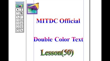 How To Create Double Color Text In Adobe PageMaker 7.0 Lesson (50)| Myanmar Lesson