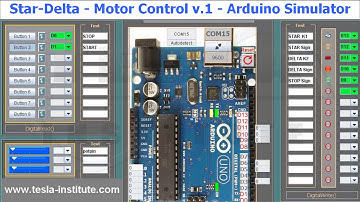 Star-Delta - Motor Control v.1 - Arduino Uno Simulator