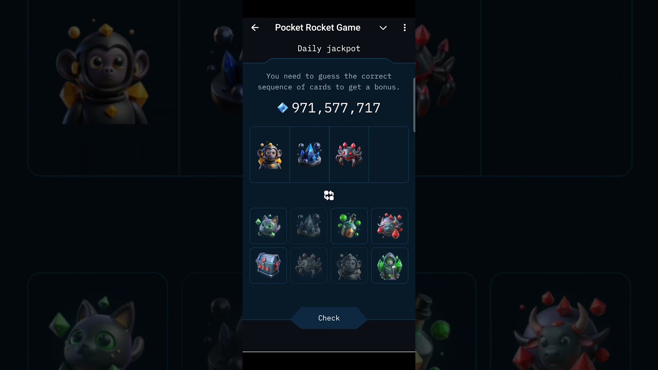 Pocket Rocket daily jackpot 2 October