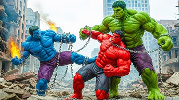 RED HULK vs GOLD HULK EPIC BATTLE! However, HULK Unexpected SAVE Changes Everything!
