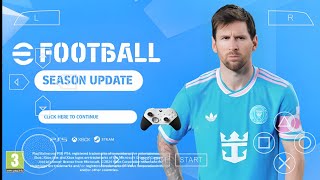eFootball PES 2026 PPSSPP Android Offline PS5 Camera | Efootball 2026 PSP Full Update