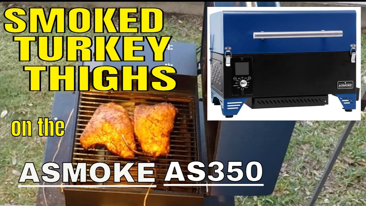 Electric Portable Pellet Grill Smoker for Outdoor BBQ ASMOKE AS350