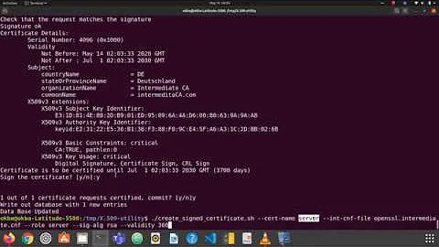 Generate X.509 Certificates Using OpenSSL