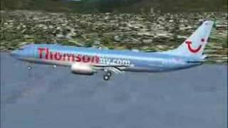 Thomsonfly 737-800 At Vancouver