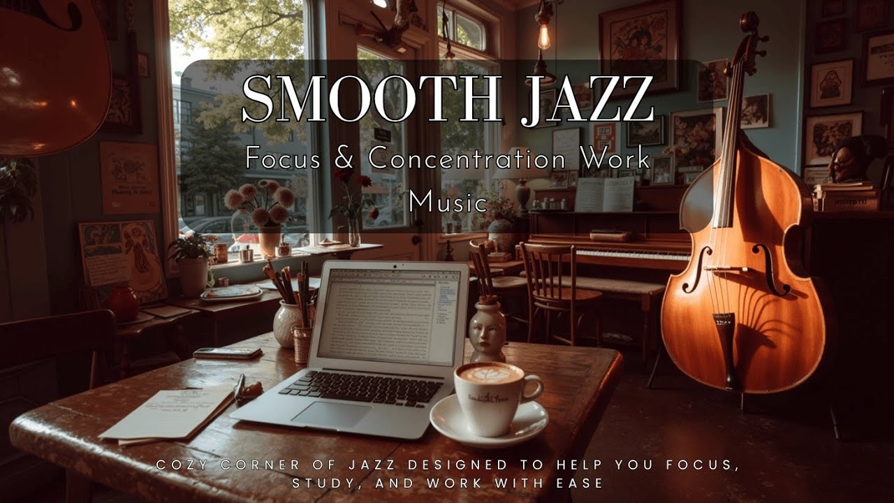 Гладкий Учебный Джаз для Глубокой Концентрации | Инструментальная Музыка для Работы и Пища для Мозга