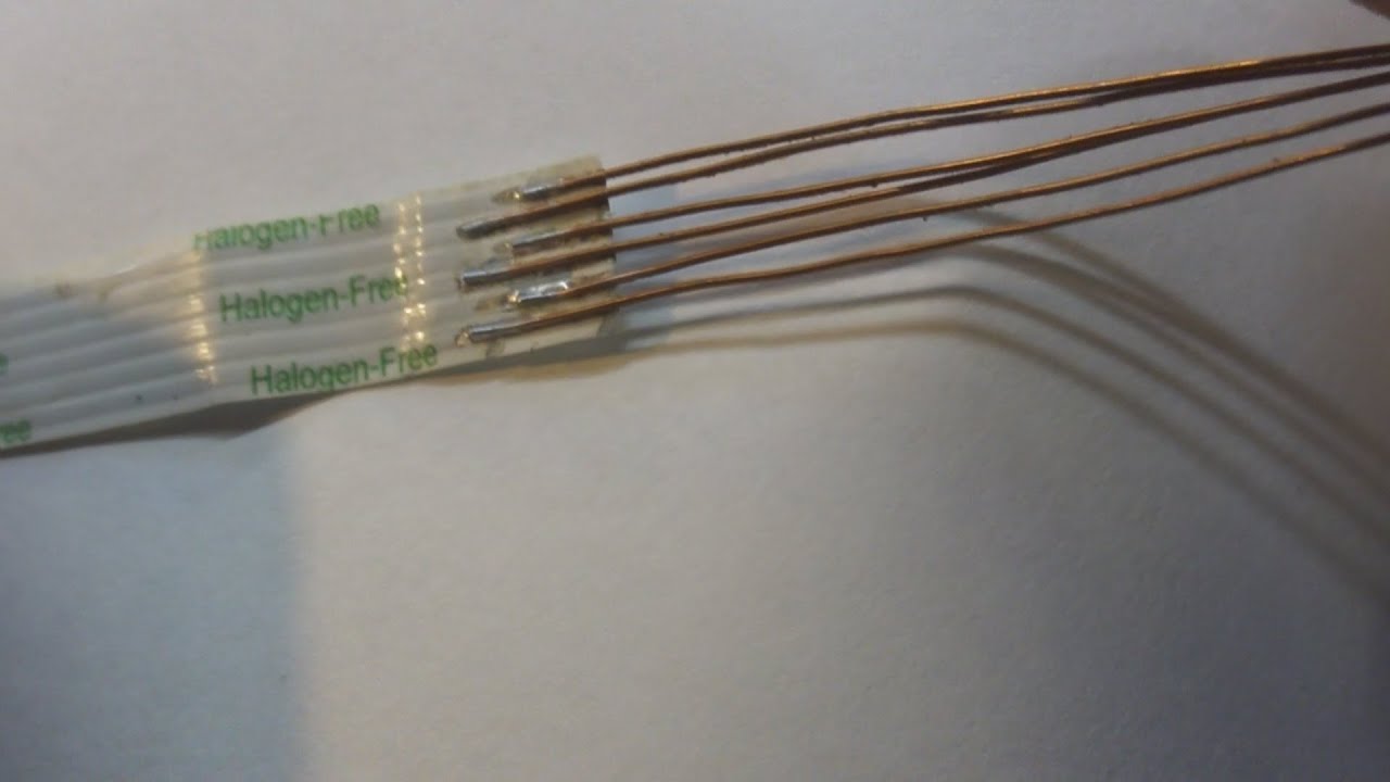 Восстановление плоского шлейфа ноутбука HP. - YouTube