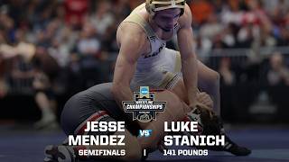 Jesse Mendez Vs. Luke Stanich: 2026 Ncaa Wrestling Semifinals (141 Pounds)