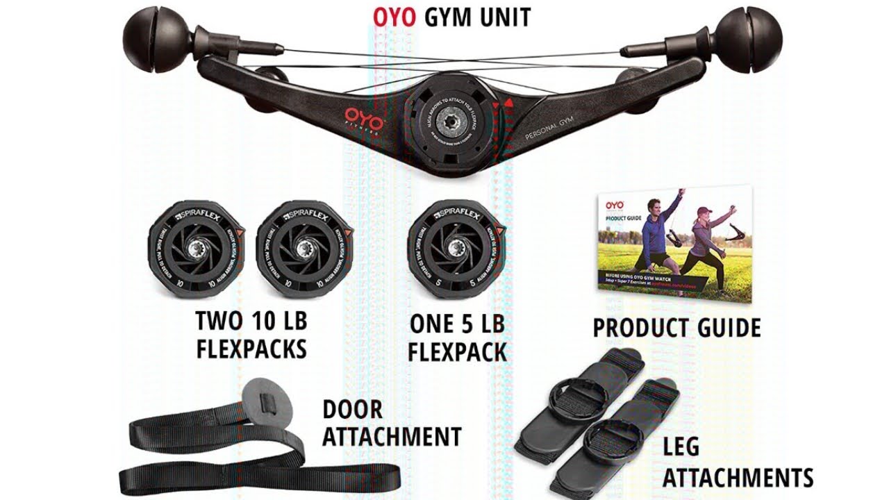 Full Body Portable Gym Equipment Set for Exercise at Home, Office and