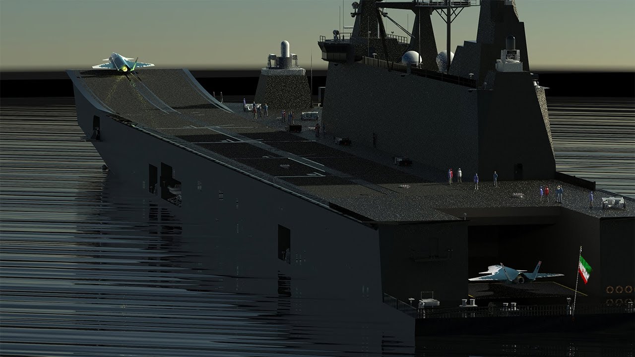 Shock The World! Iran Equips New Warship With Different Kinds of Drones, Including the Kamikaze Ones