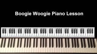 Vignette de la vidéo "Boogie Woogie Piano Lesson"