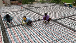 Amazing Traditional Craft Techniques Step by Step Build Strong Reinforced Concrete Floors