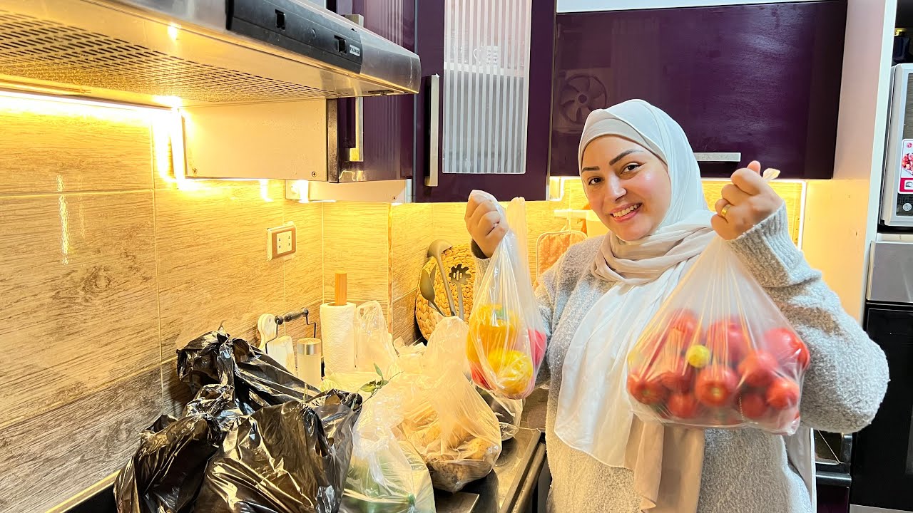 اول روتين بعد التجديد❤️فرشتها بالجديد🔥تنظيم مشتريات الأسبوع🍋وآخرها روقان لازم أكافئ نفسي