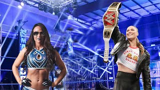 tenille dashwood vs ronda rousey wwe smackdown iron men match