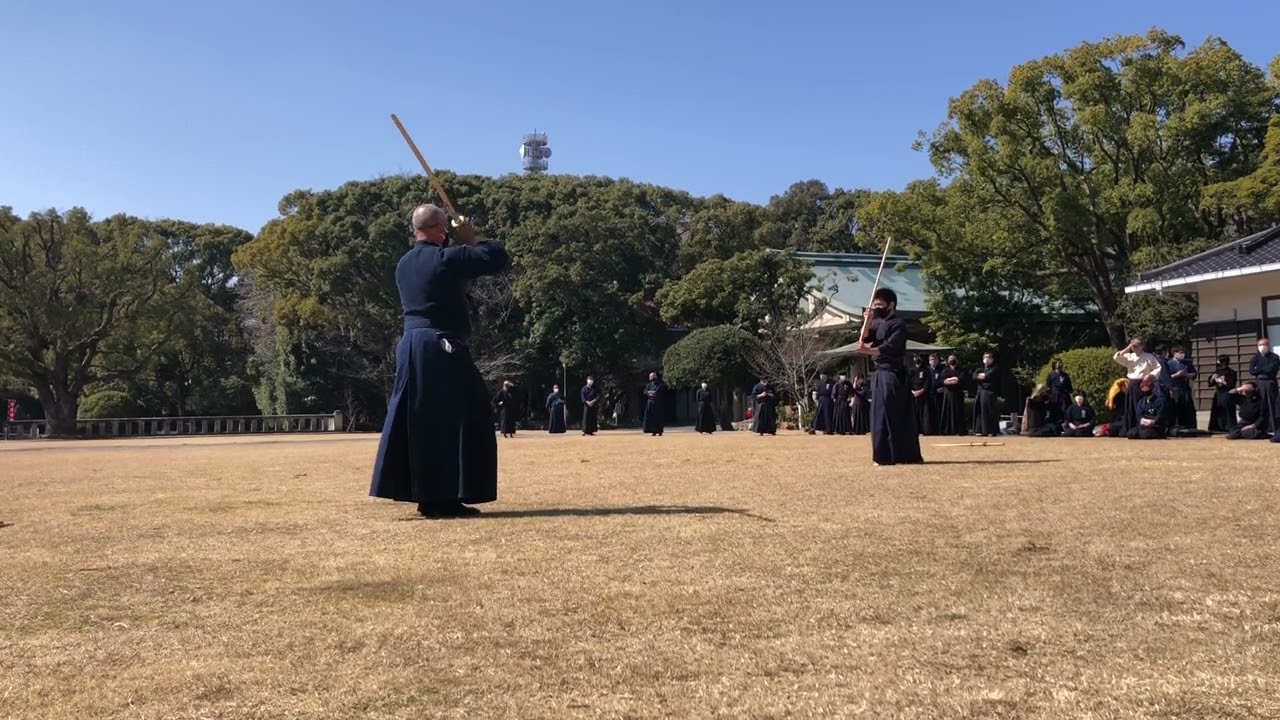 令和４年度　護国神社奉納古武道神道夢想流杖術影