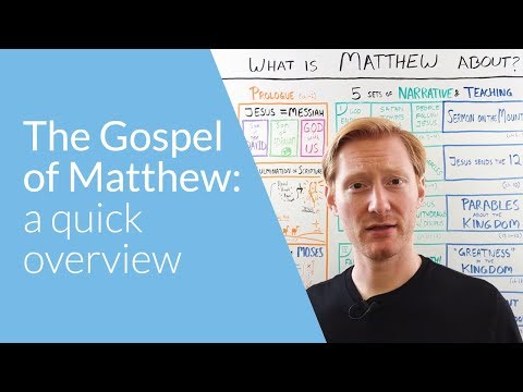 וִידֵאוֹ: מה הייתה המטרה הבסיסית של מתיו בכתיבת הבשורה שלו?