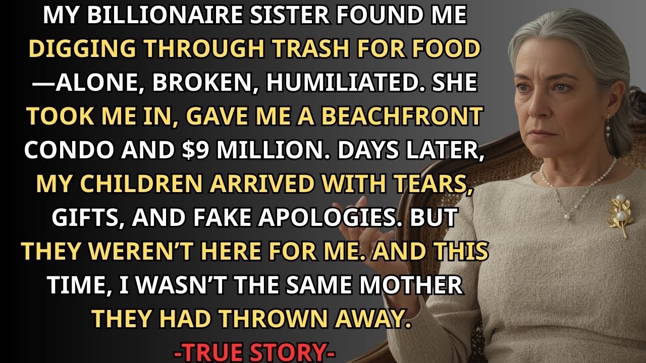 My Billionaire Sister Saw Me Digging Through Trash For Food — Took Me In And Gave Me $9M