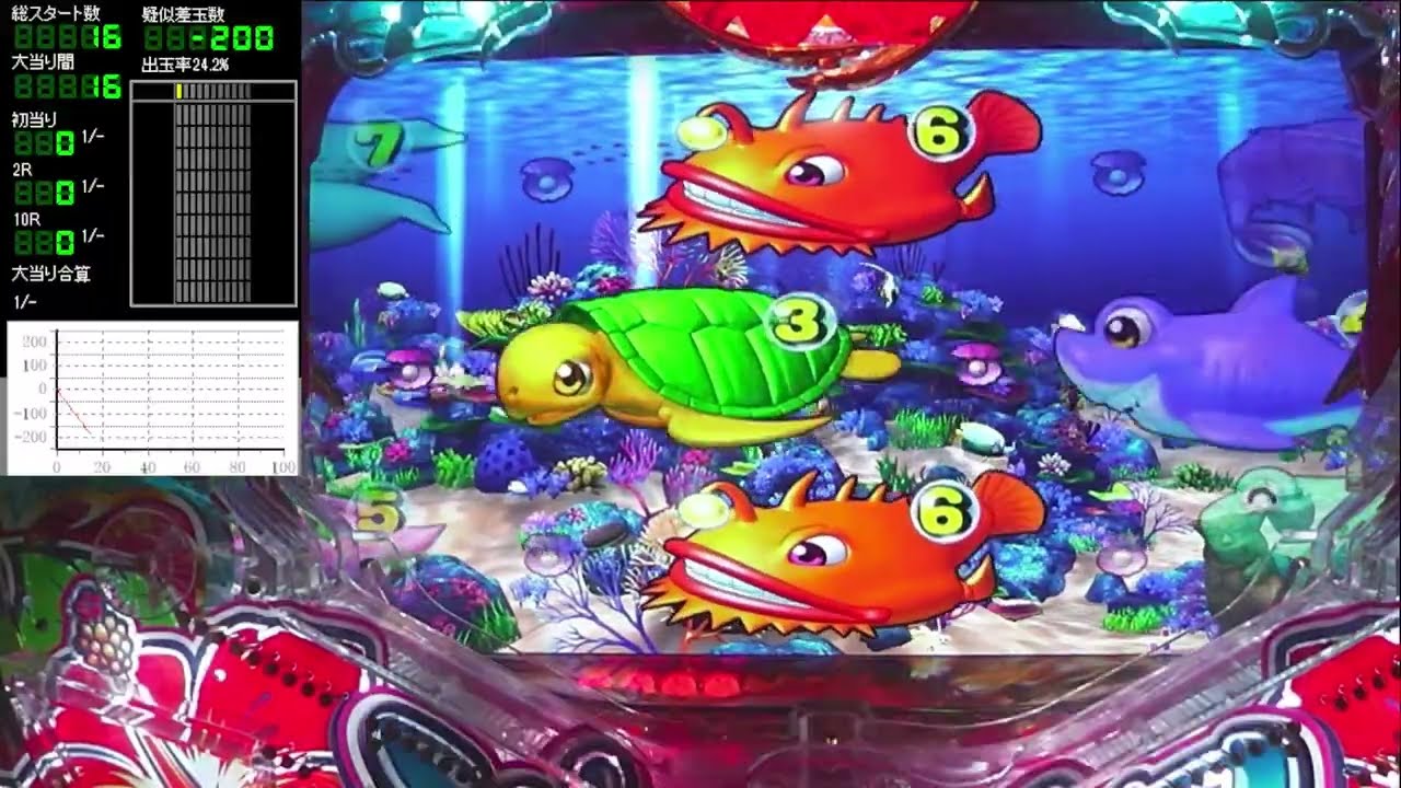 Pスーパー海物語IN沖縄5【沖海5】パチンコライブ配信 海物語生配信