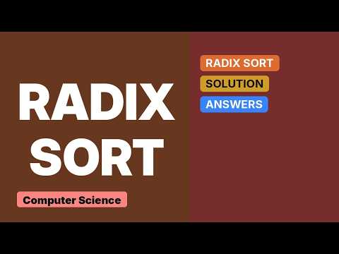 Calculating the Time complexity using Radix sort