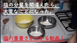 【パン基礎講座】塩の量を変えて焼き比べたら驚きの結果に！！