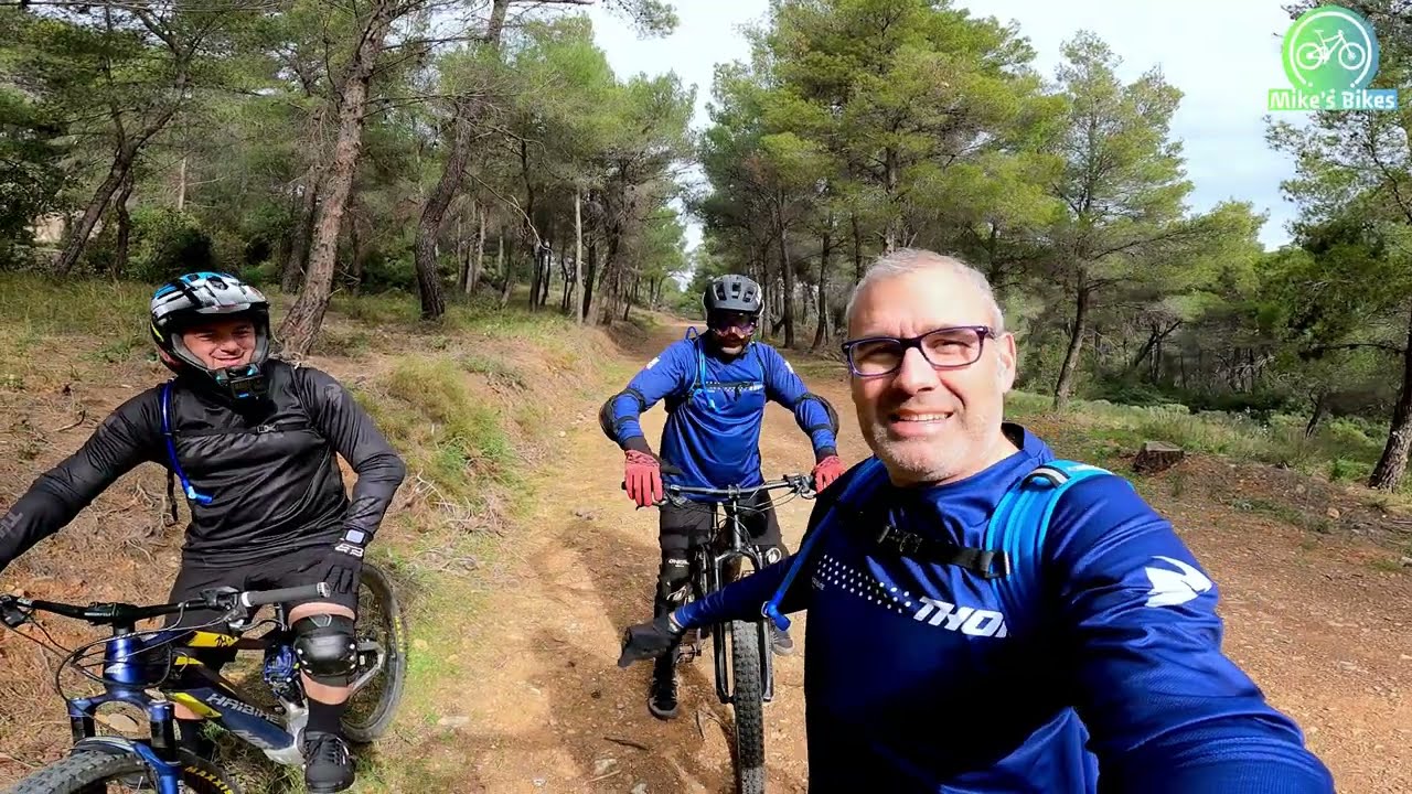 Awesome Kouvaras trails! MTB in Greece!