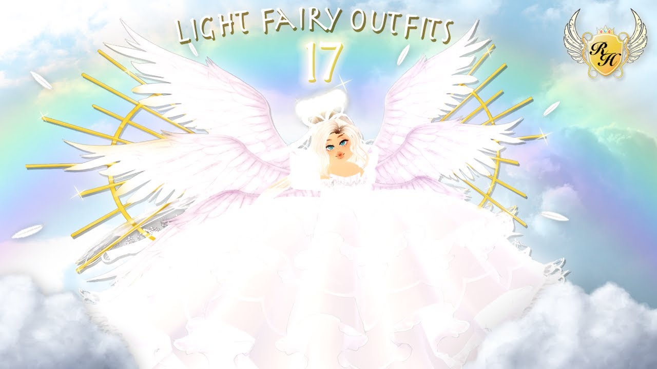 17 Outfits For Light Fairies In Roblox Royale High Youtube - roblox angel clothes