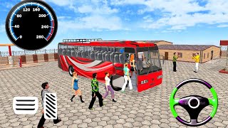 City couch bus simulator trasport people pickup and drop - 3d Android Gameplay screenshot 1