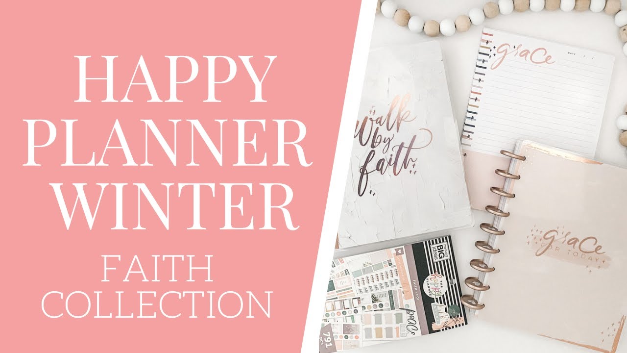 FAITH WINTER COLLECTION // New Happy Planner Winter Collection Flip throughs