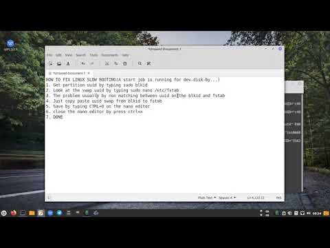 FIX LINUX SLOW BOOTING