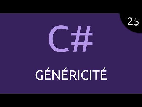 Vidéo: Qu'est-ce qu'une classe générique en C# ?