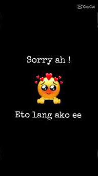 SORRY AH ETO  LANG AKO EE
