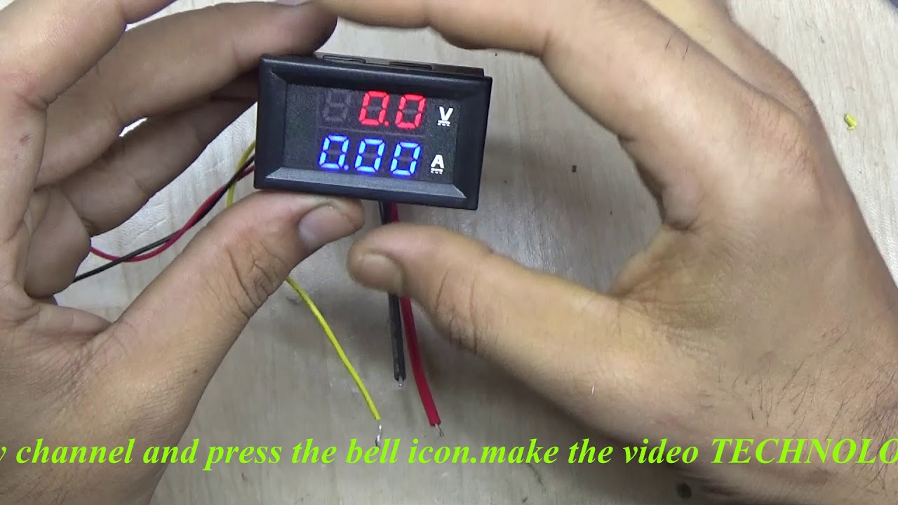 Geekcreit® Mini Digital Voltmeter Ammeter DC 100V 10A VoltmeterBANGGOOD YouTube