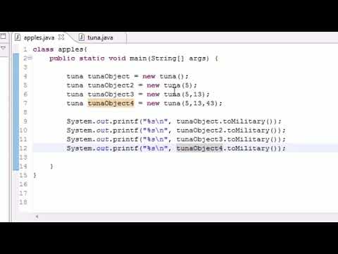 Java Programming Tutorial   41   Building Objects for Constructors