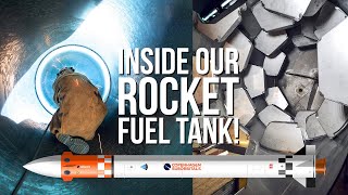 How Rocket Propellant Tanks Affect Rocket Guidance? Anti-slosh Baffles