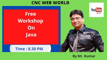 Free Java Training Online by Kumar Sir | CNC WEB WORLD| #Freejava,#java