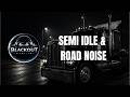 Sleeping in a Sleeper Cab | Semi Idle & Road Noise | Black Screen | 10 Hours