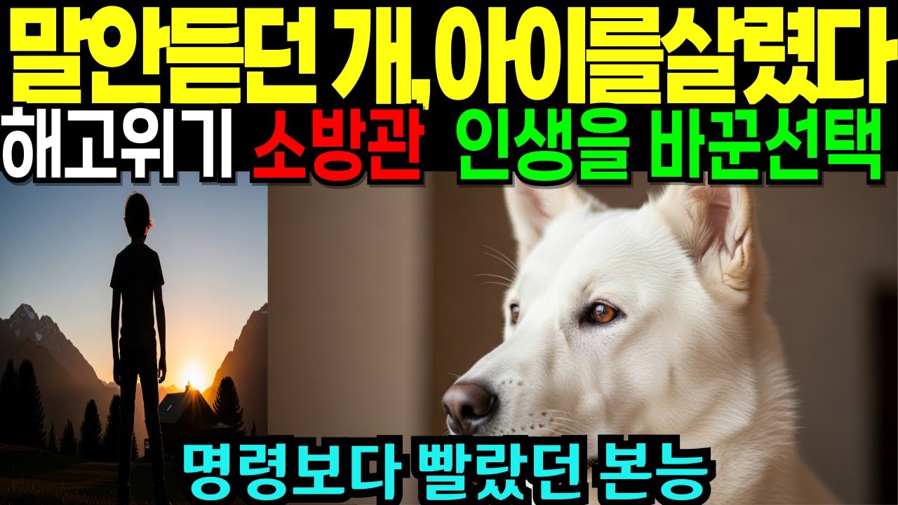 해고 위기의 소방관과 말 안 듣는 개의 기적