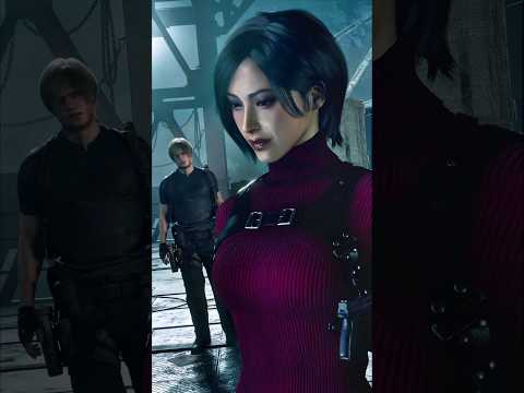 "Very Cute" Ada's & Leon's Goodbye. (ORIGINAL VS REMAKE) #shorts #residentevil4