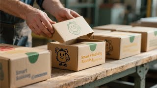 Smart Packaging Solutions | Professional Paper Box Company Promo | sozibstudio📦✨