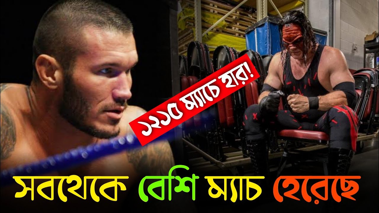 Top 10 Wrestler With Most Losses In Wwe History Wrestle Bangla YouTube