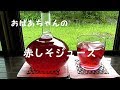 おばあちゃんの赤しそジュースはレモン入り、砂糖なし！