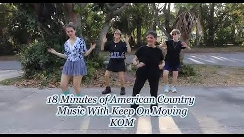 18 Minutes of American Country Dance Fitness With Keep On Moving KOM