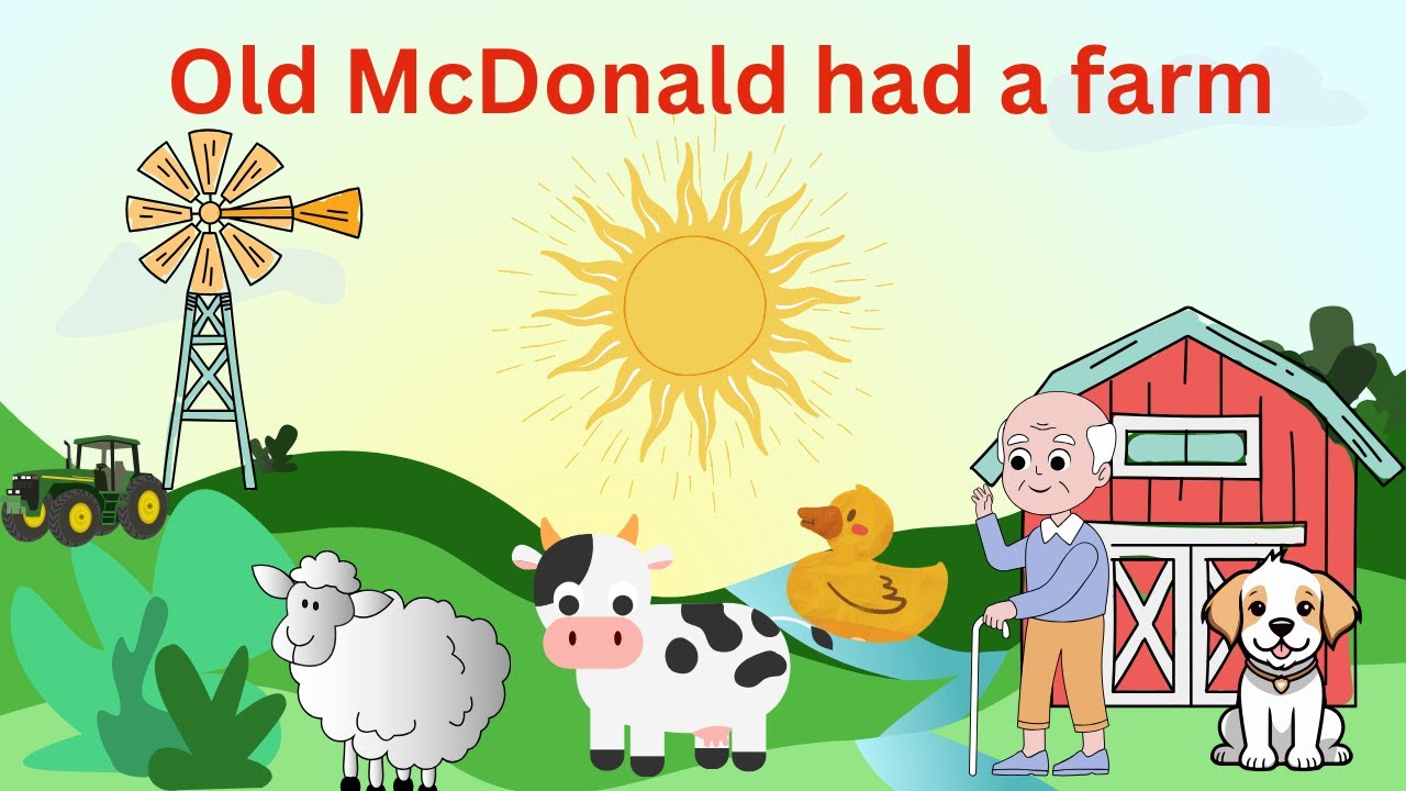 Old Macdonald Had A Farm | Nursery Rhymes for Kids and Children 