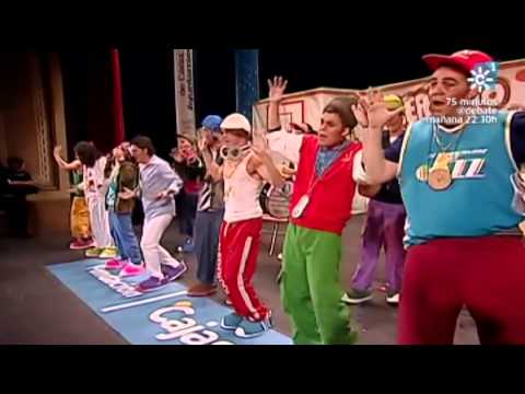 Actuación de Los shutenticos chunguitos en preliminares del COAC 2014