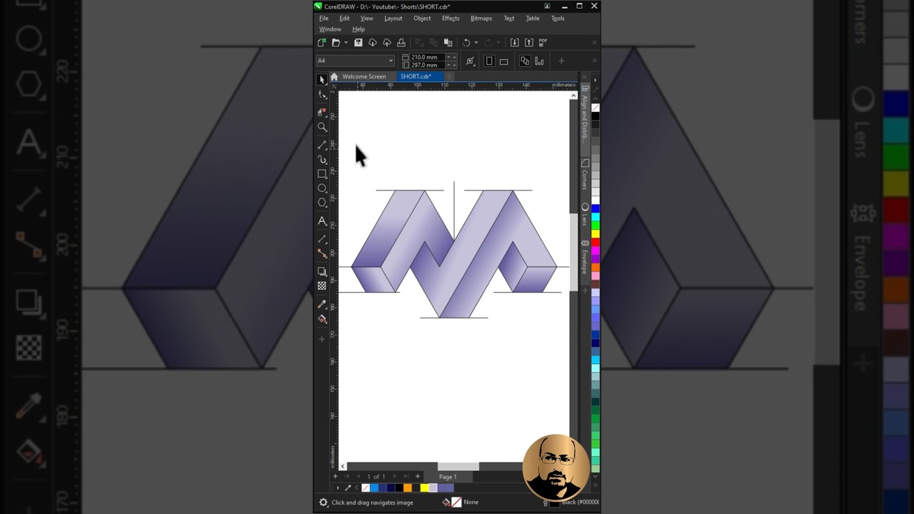 Приём работы с 3D-фигурами в CorelDRAW, который вам обязательно нужно попробовать!