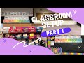Classroom Setup 2021 | Part 1 |