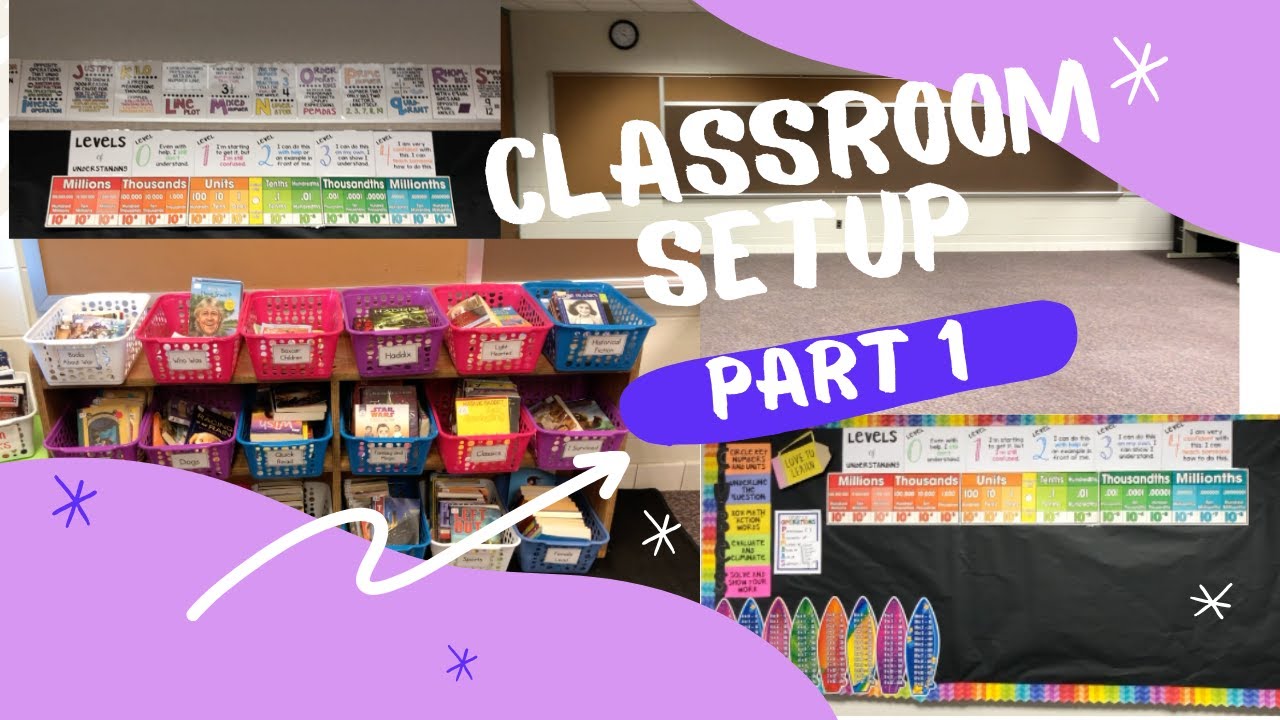 Classroom Setup 2021 Part 1 YouTube