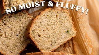 One Bowl MOIST Vegan Zucchini Bread